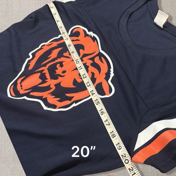 NFL Ultra Game Chicago Bears Women’s Jersey Tee L Navy Bear Logo #20 - Picture 5 of 7